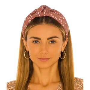 Cleobella Organic Cotton Knot Headband Marled Print NWT